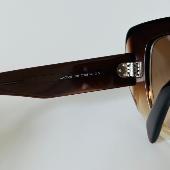 CELINE SUNGLASSES CL40157U 50F 57/18/140 Brown NEW! - Picture 9 of 9